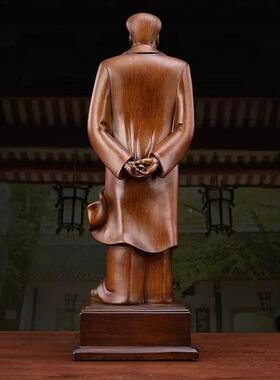 仿木毛主席像件厅客伟办公摆室公司装饰品毛主席一代人雕像全身半
