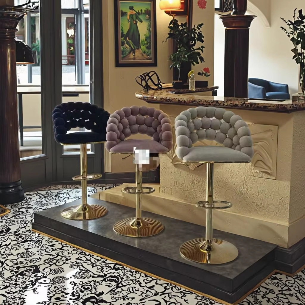 2025新款轻奢收银台休闲酒吧椅简约现代高脚凳高吧台椅家庭酒吧椅,淘宝优惠券,粉丝福利购,淘宝优惠卷