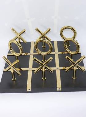 新中式创BJ00058意轻奢风装客饰样板房厅售楼办软装公处室棋盘软