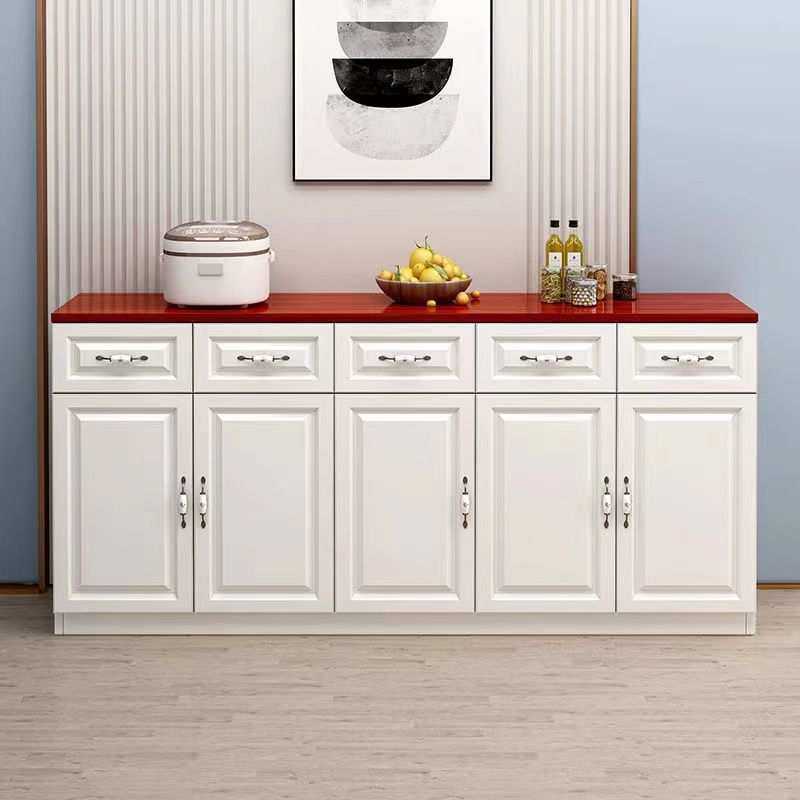 橱柜家用厨房实木餐边柜客厅储物柜现代简约茶水柜阳台柜多功能柜,淘宝优惠券,粉丝福利购,淘宝优惠卷