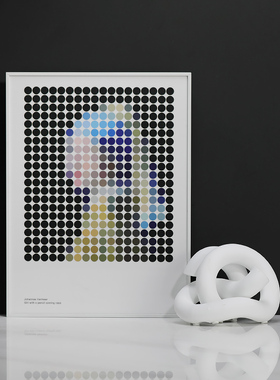 现代简约北e欧几何白色缠绕书镇摆件样板房售楼处书房客厅软装饰