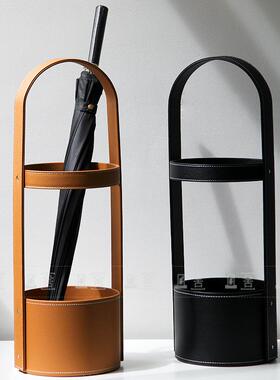 代简创意雨伞皮伞桶FSF330售楼部样板房现酒店入架约户门厅软装饰