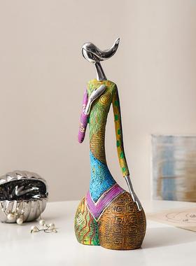 北欧抽象人物现代简约高档轻奢艺术高级感摆件客厅玄关家居装饰品