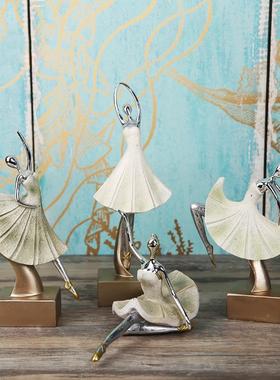 芭舞蕾蹈女孩摆件客厅关酒柜软装饰品创样CF161136板房家居玄意树