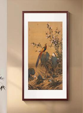 《锦春装图》中GH2456式客厅饰画茶室中古挂画房玄关走书廊宋式美
