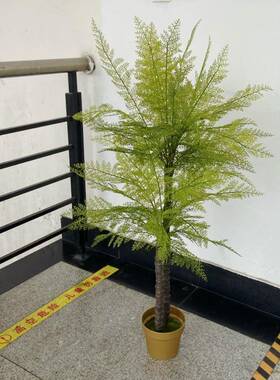 仿真凤蕨叶蕨草植物8802墙软装造景花叶材假绿植波尾斯凤尾蕨插草