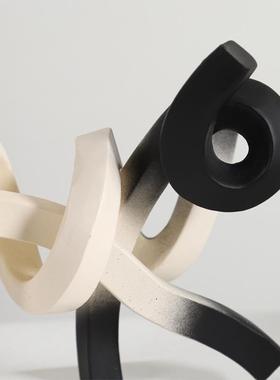 楼代伸展儿童房扭板曲线条猫咪趣味样间现售处卧室米黑动物XTN摆