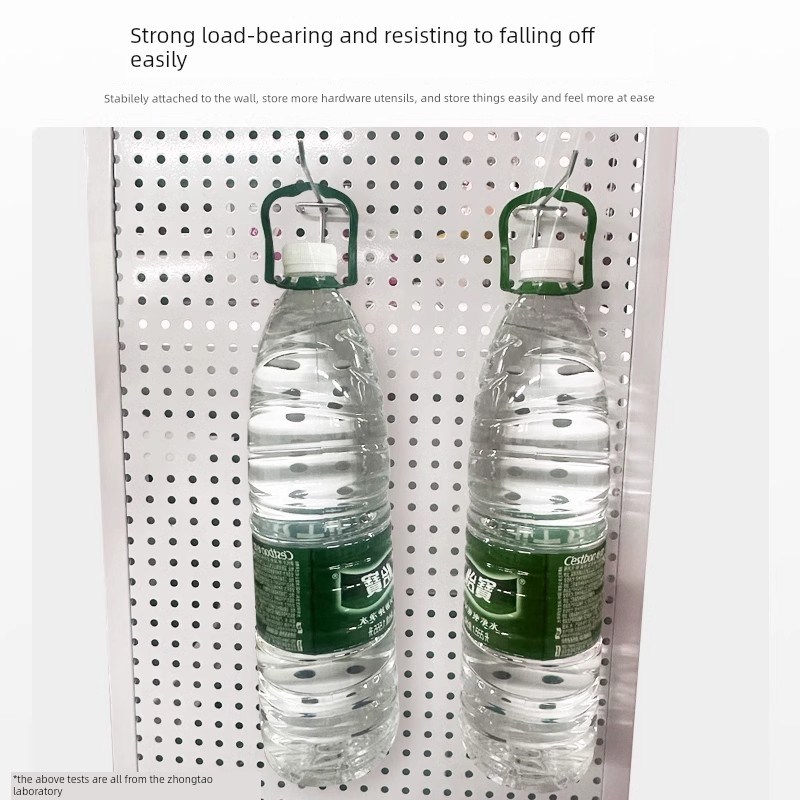 Round hole hole board wall storage rack cargo rack stainless steel display storage jewelry hardware tools universal hanging board