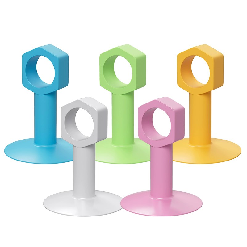 门吸防撞免打孔门挡器新款硅胶吸门碰卫生间厕所门后门把手防撞垫 - 图3