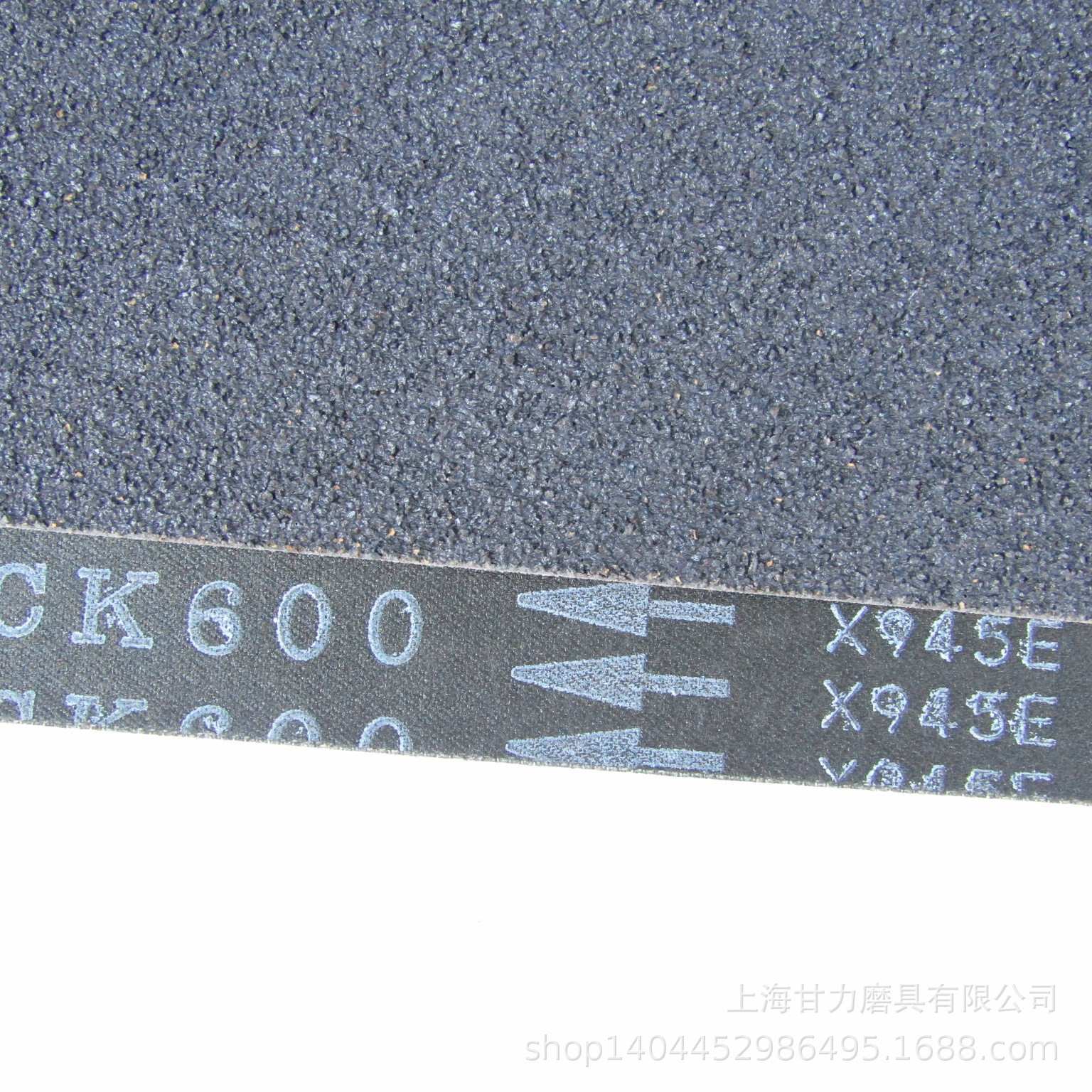 日本进口野牛牌软木砂布 黑色碳化硅砂带 不锈钢堆积磨料抛 X945E - 图2