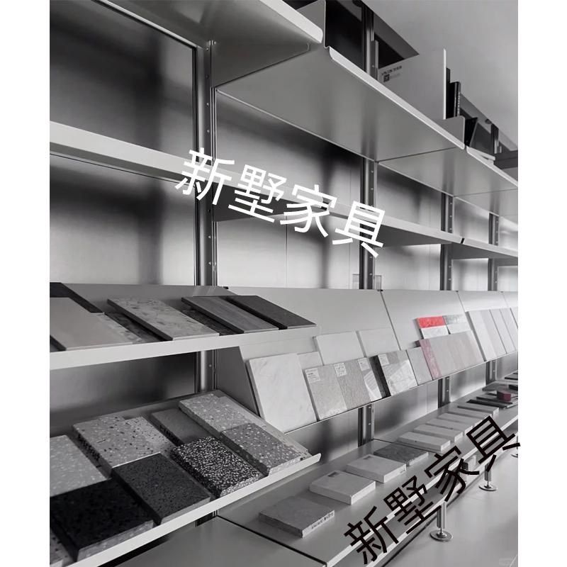 工业风铝型材顶天立地置物架极简不锈钢隔断展示架开放式书架展柜,淘宝优惠券,粉丝福利购,淘宝优惠卷