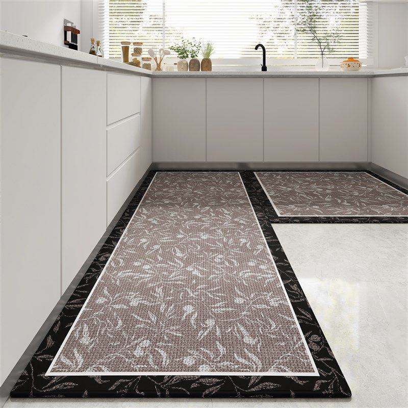 Kitchen-specific floor mats, high-end household strip carpets, oil-absorbing and water-absorbing, dirt-resistant, non-slip, water-absorbing mats, door mats
