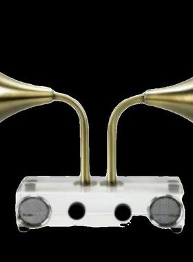 现代轻奢简约复古创意水晶留声机样板间工艺品客厅电Y视柜桌面摆