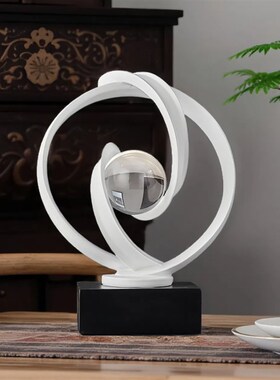 八方来财酒柜装饰品艺术摆件电视柜玄H关客厅家居高级感轻奢高档