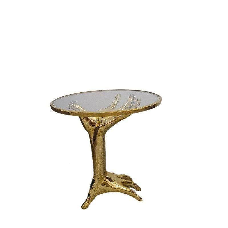 轻奢不边几小K几家用客厅沙发圆形玻璃茶几43设计小户型角家居锈,淘宝优惠券,粉丝福利购,淘宝优惠卷