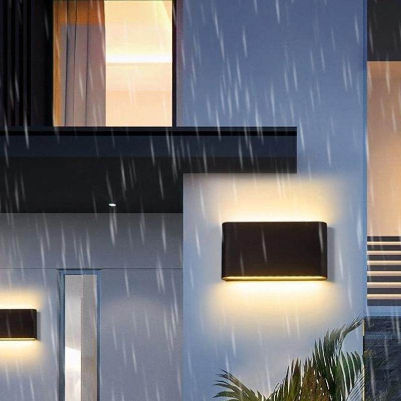 铝0led下发光户外防水上壁灯室外庭院廊防潮过道走楼梯阳台材壁灯,淘宝优惠券,粉丝福利购,淘宝优惠卷