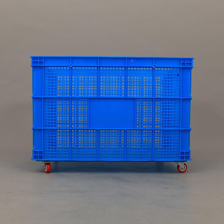 家厂加厚带轮子WAX周箱服装仓转储物流大号塑料筐周转筐 - 图0