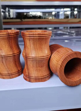 非洲花梨木笔筒 家居办公室桌面用品笔筒 摆件收纳笔筒
