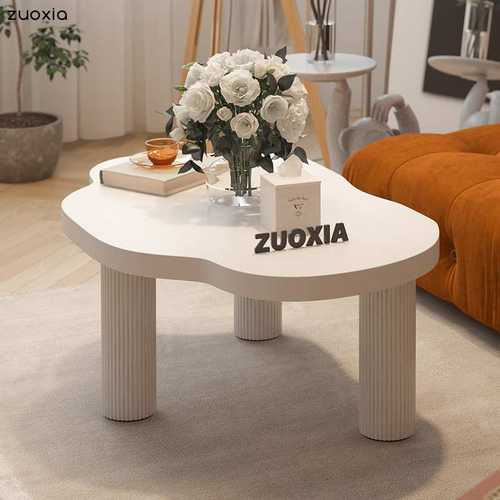 左下北欧云朵茶几简约vintage奶油风设计师民宿大小户型日式网红 - 图0