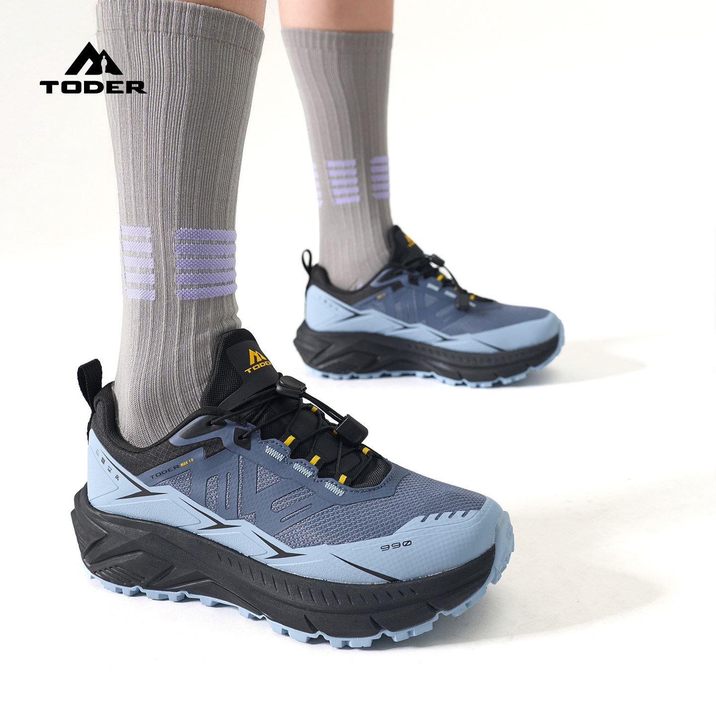 探野者TODER户外轻量化男女同款休闲徒步鞋防滑运动鞋登山跑步鞋,淘宝优惠券,粉丝福利购,淘宝优惠卷