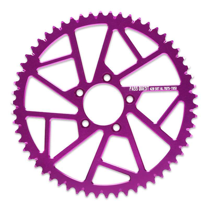 PASSQUEST虬龙SurRon轻蜂X485258齿大牙盘7075轻量化多彩 - 图3