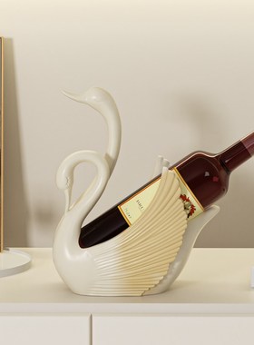 客厅酒柜展示柜装饰摆q件软装高级感奶油风玄关电视柜乔迁新居礼