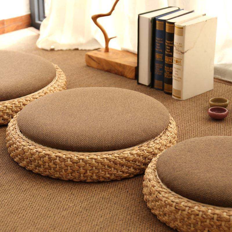 日蒲加团坐垫禅修垫榻榻米打坐拜佛禅式垫藤编888037茶道垫厚地板,淘宝优惠券,粉丝福利购,淘宝优惠卷