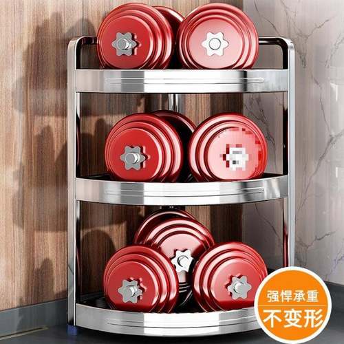 厨房置物架nWy7mCpe多功味品调料架调味罐台面三角不锈调钢墙能角 - 图2