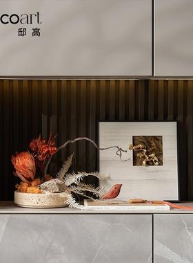 高家邸居现代新关中DP1378式样板间进件门入户玄画装饰画摆造景搭