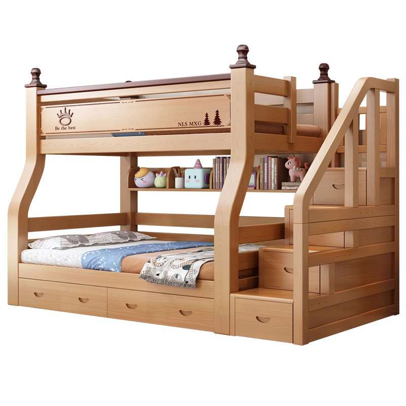 上下床双层床全实木儿童床高低床多功能组合子母床两层上下铺木床,淘宝优惠券,粉丝福利购,淘宝优惠卷