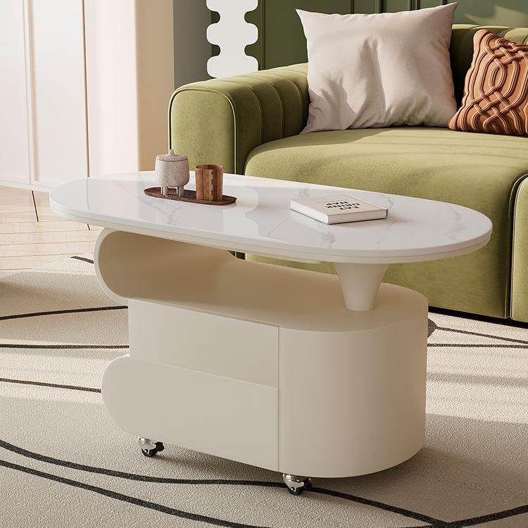 现代简约轻奢岩板茶几家用客厅感茶几可移动推车边几沙发Tω,淘宝优惠券,粉丝福利购,淘宝优惠卷