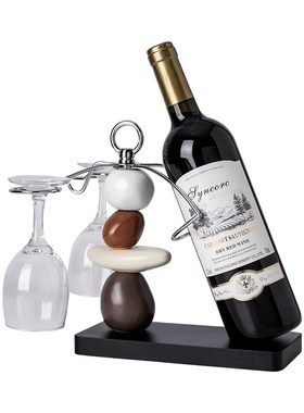 时来运转红酒架酒柜摆件现代客厅餐边H柜电视柜装饰品乔迁新居礼