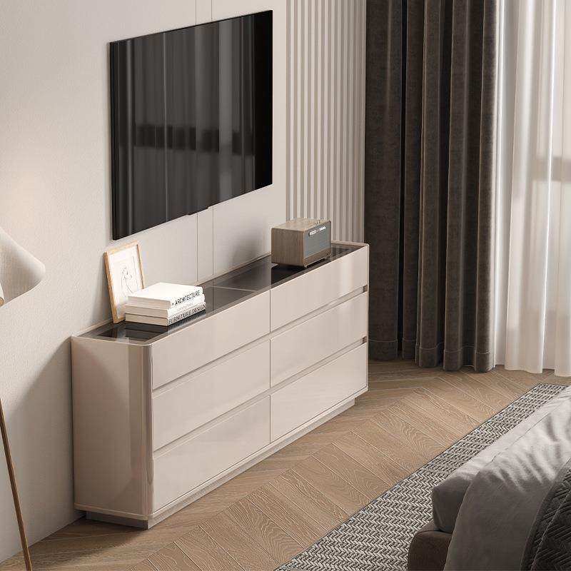 卧室Z012电视柜主地卧奶油风超薄床合窄柜小尾户型家用落现代简约,淘宝优惠券,粉丝福利购,淘宝优惠卷