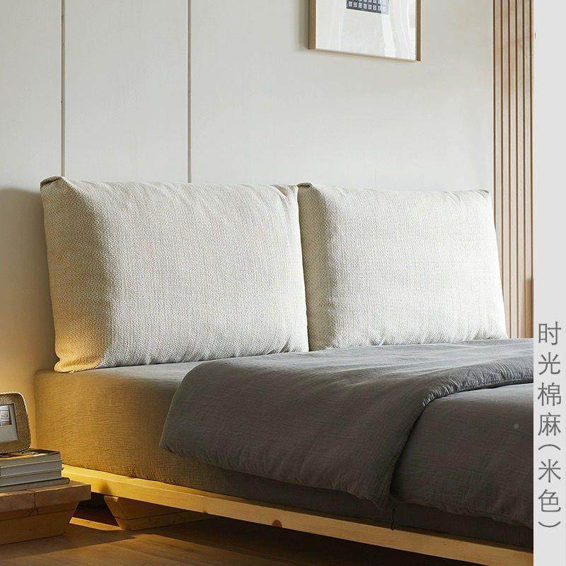 1009978羽绒寂大靠背床垫头枕软包日式诧风网红民宿无床头靠双人,淘宝优惠券,粉丝福利购,淘宝优惠卷