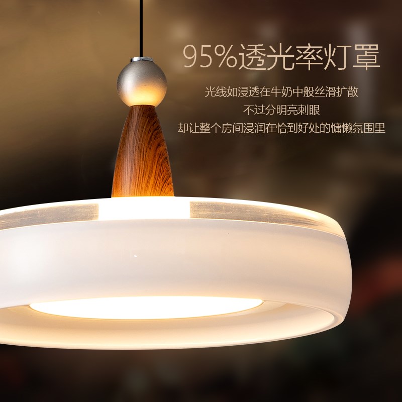 法式中古风202j5年新款香槟餐厅吊灯三头餐桌吧台意式轻奢高级感 - 图2