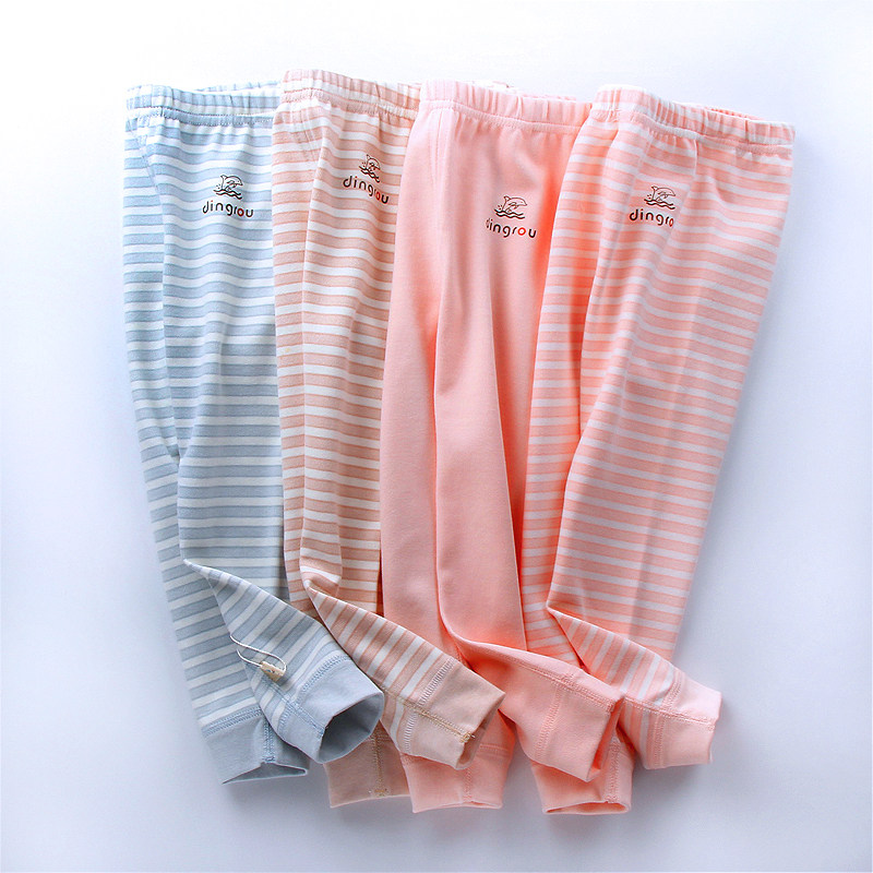 2件价!儿童秋裤纯棉春秋款小孩打底裤男女宝宝条纹中小童棉毛衬裤,淘宝优惠券,粉丝福利购,淘宝优惠卷