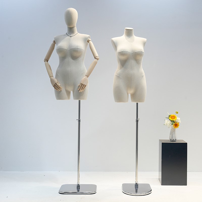 大码女装模特道具女半身胖mm大屁股人台服装店橱窗陈列展示架全身 - 图3