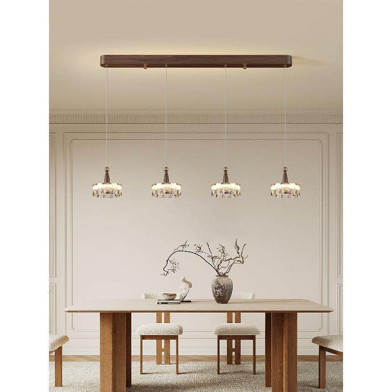 餐厅吊灯法式225桃古风胡木色轻奢高级感餐桌吧台厅饭护中眼吊线,淘宝优惠券,粉丝福利购,淘宝优惠卷