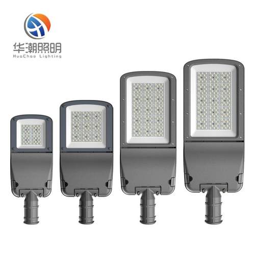 跨境led路灯头工业区公路照明灯高低杆单双臂路灯智能感应 - 图2