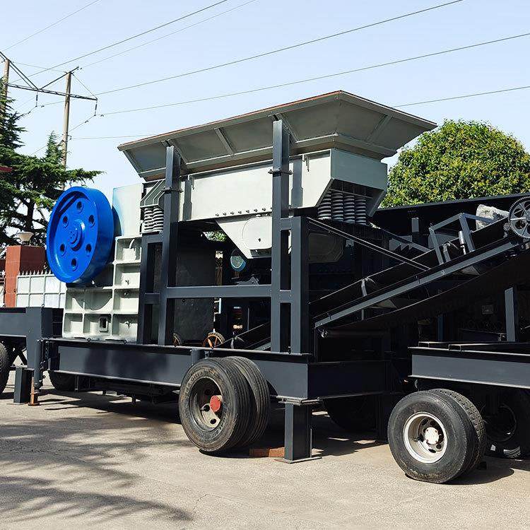 移动颚式破碎机油电两用鄂破建筑垃圾粉碎机石头花岗岩制砂机,淘宝优惠券,粉丝福利购,淘宝优惠卷