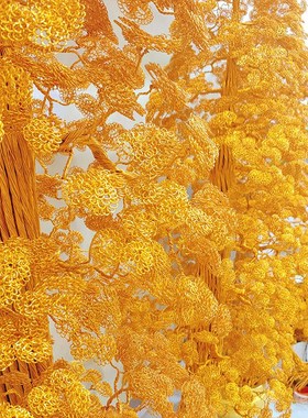 1.9米落地大摆件手工铜丝发财树招财树K铝线手工艺品开业乔迁礼品