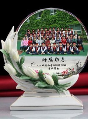 厂促比赛定制刻字水m晶奖杯校庆周年同学聚会送老师纪念品实用高