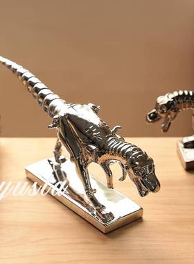 简约古ICR恐龙样模型客厅电视柜酒柜办公酒店别墅室板房复摆件装