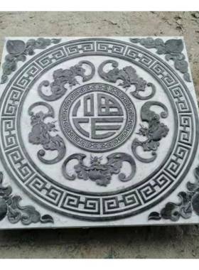 石雕浮雕地边框线条青石芝麻灰芝麻门壁黑回纹万ALtfg$*&字边踢脚