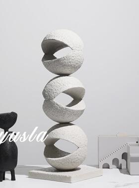 柜简约现代客落厅电视柜地玄关样板间别墅酒店奢EVJ民宿软装饰品