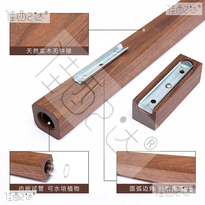 创意壁挂花器日式禅意客厅玄关墙面装饰干枝插花玻璃试管水培花瓶,淘宝优惠券,粉丝福利购,淘宝优惠卷