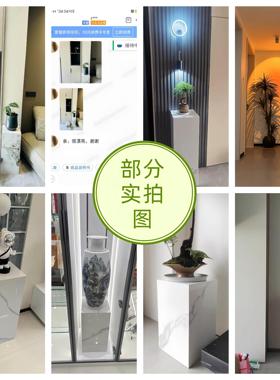 石板花架大理石底座摆件客厅装饰入口酒店会所雕塑底座落地大型摆