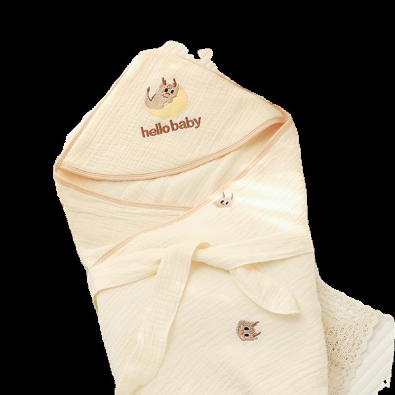 新生婴儿包被初生抱被纱布纯棉春秋包单夏季薄款宝宝包巾产房包裹,淘宝优惠券,粉丝福利购,淘宝优惠卷