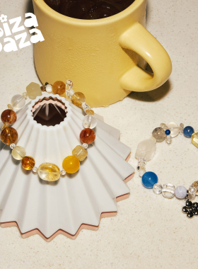 bizabaza天然石能量水晶手链