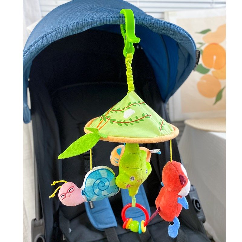 新生儿推车挂件摇铃婴儿车风铃宝宝车载床铃安抚玩偶安全座椅玩具,淘宝优惠券,粉丝福利购,淘宝优惠卷